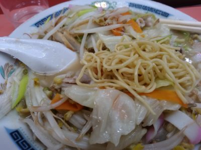 戸畑チャンポン福龍　蒸し麺