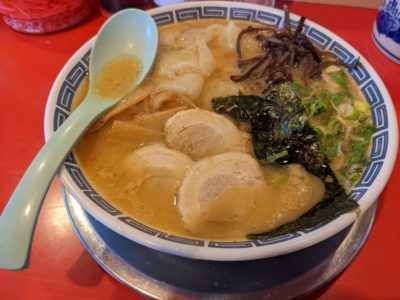 まめたぬき　大楠　ワンタン麺