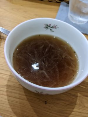 赤坂　asunaro オニオンスープ　ランチ