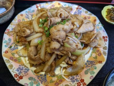 中華料理 厨禾　駅南　生姜焼き