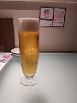 フィッシュ＆オイスターバー 福岡キャナルグランドプラザ店　1000円　せんべろせんメロ　ビール