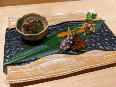 博多鮨桃の木　筑紫口　前菜