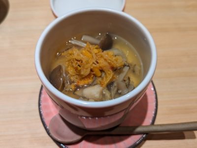 博多鮨桃の木　筑紫口　茶碗蒸しXO醤