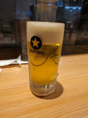 きんさい屋 博多駅地下街店　ビール