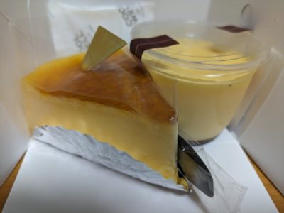 洋菓子工房 Cake-chi ケイキチ　古賀　チーズスフレ　プリン