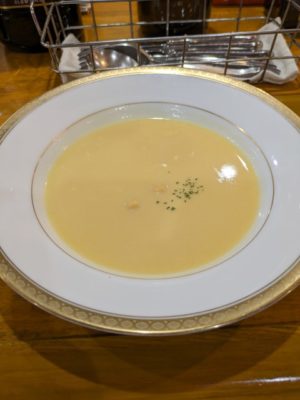 門司港　洋食　ニューラッキー　スープ
