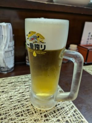駅南　ゆかの台所　ビール