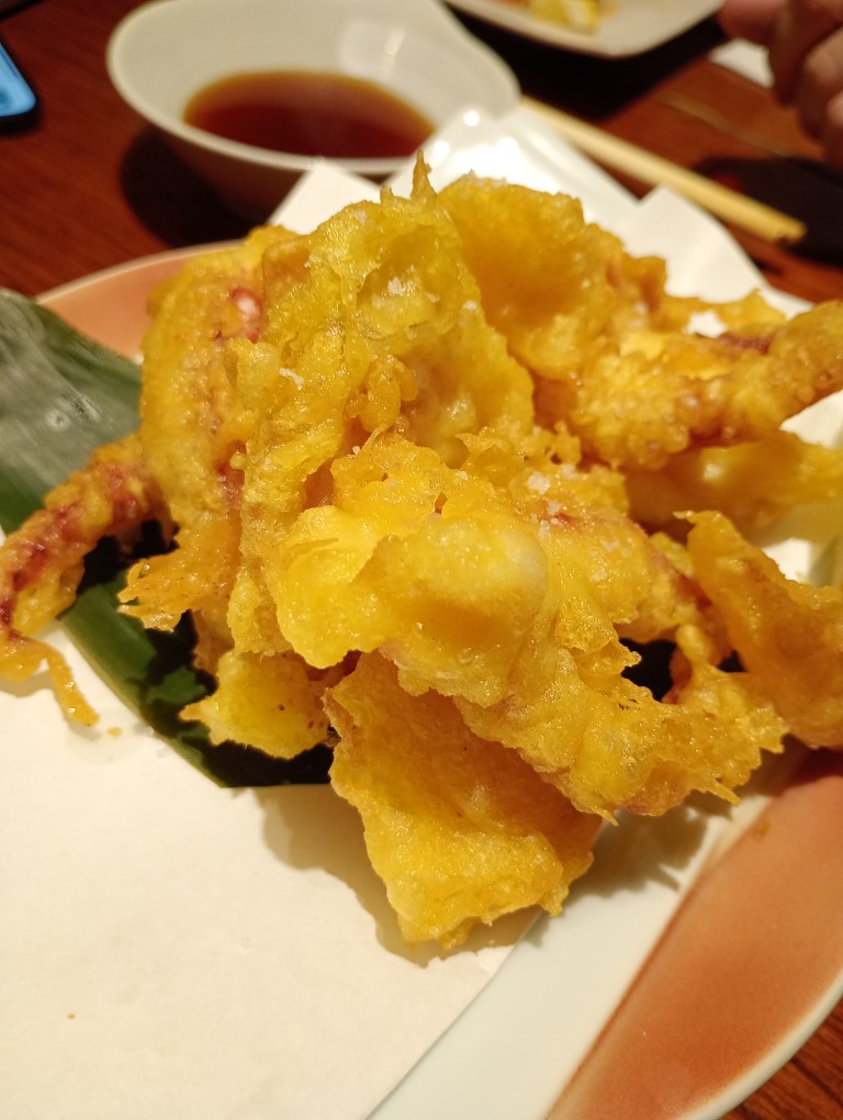 博多駅 博多近代ビル きんちか 地下 浪漫座 イカ天ぷら