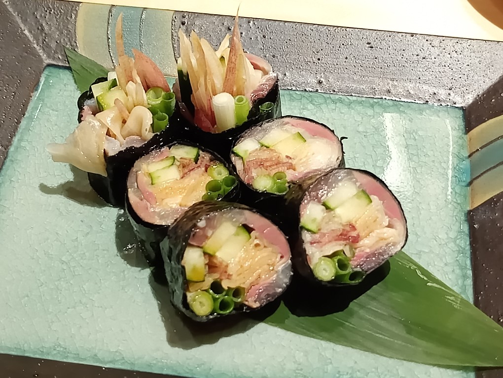 鮨ト和食 いちり 博多駅筑紫口 イワシのあて巻き