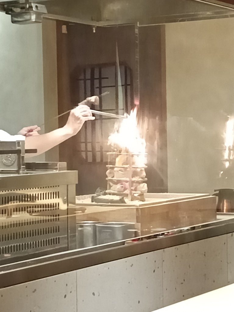 鮨ト和食 いちり 博多駅筑紫口 炭焼き