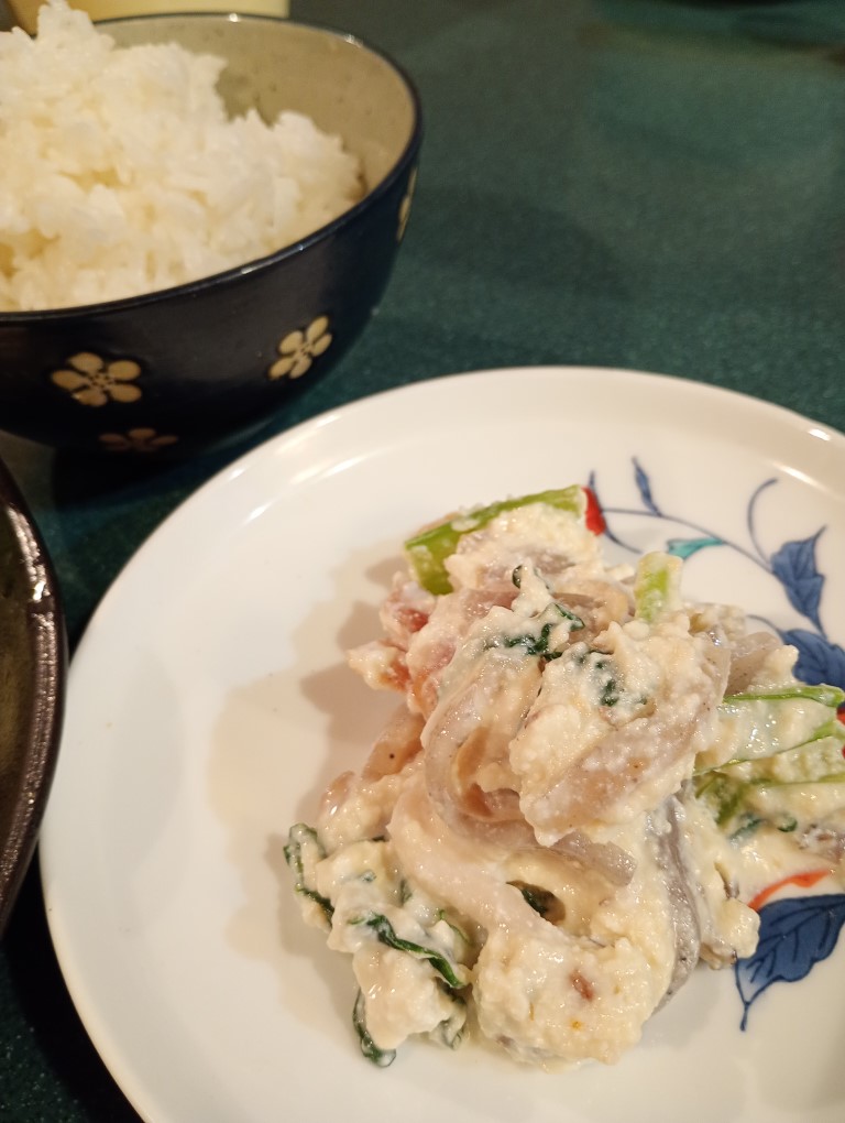 ななつの鐘 サンセルコ 渡辺通り ランチ 小鉢 白和え