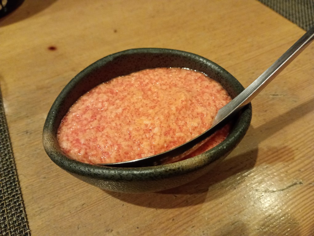 炉端割烹 主海 春吉 明太とろろ鍋 追い明太