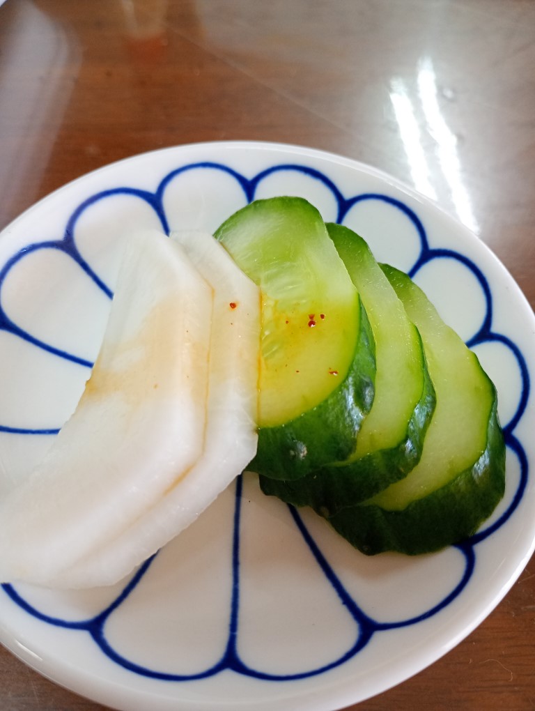 お好み焼きさとう　八幡　春の町　つけもの
