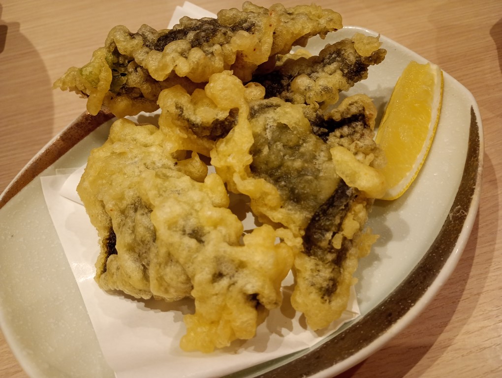 博多もつ鍋 いっとく家 キャナルシティ博多前店　明太子の天ぷら