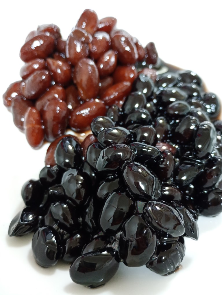 石松煮豆店　唐人町　黒豆　金時豆