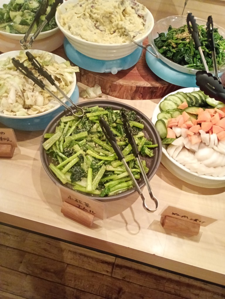 ファーマーズレストランはなや　野菜　ぬか漬け