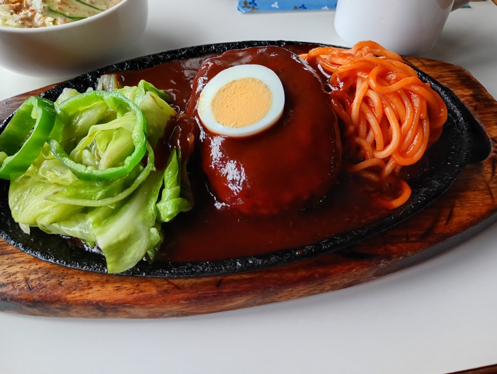 喫茶 ユーカリ　吉野ケ里　ハンバーグ