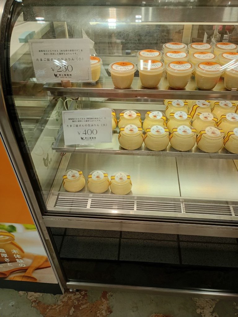 野上養鶏場 新天町店 天神 プリンショーケース