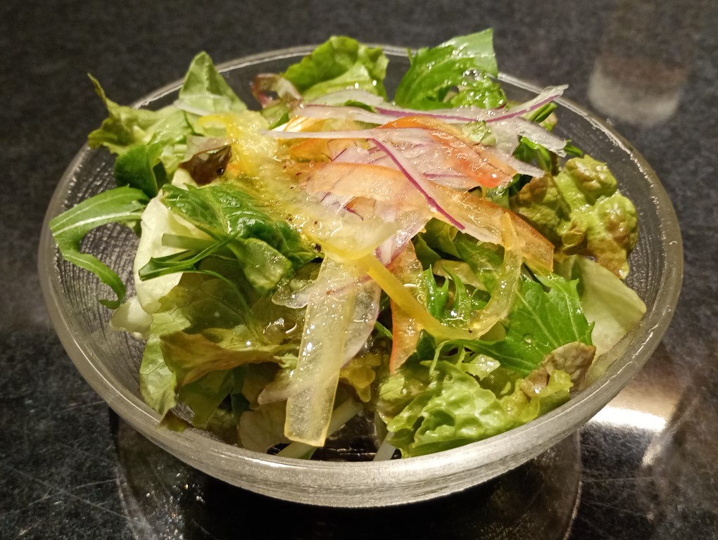 焼肉かくら 西中洲店 サラダ