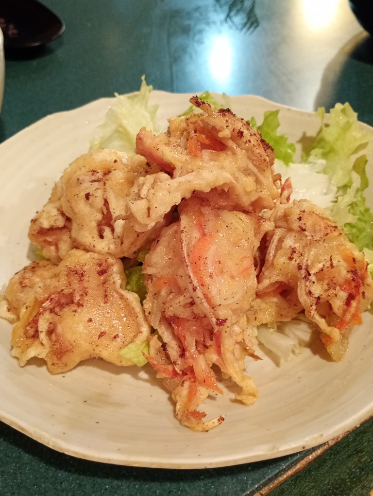 ななつの鐘　サンセルコ　渡辺通り　ランチ　魚のすり身かき揚げ