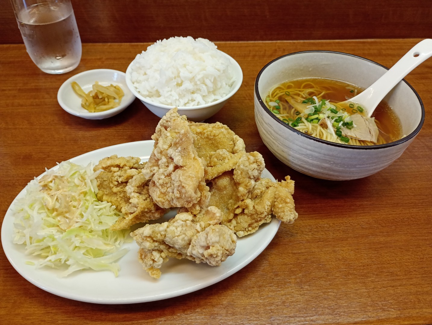 中国料理 鉄人　須崎　　唐揚げ定食