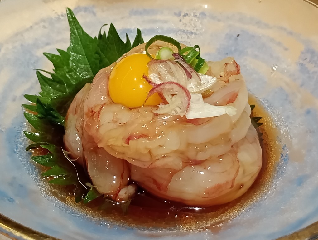 鮨ト和食 いちり 博多　海老ユッケ