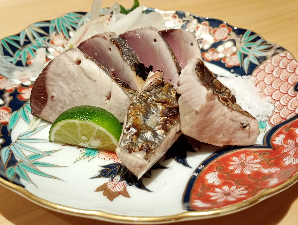 鮨ト和食 いちり 博多　マグロの炭焼き