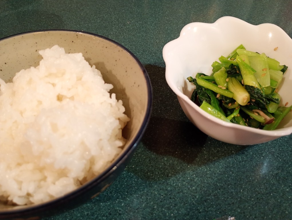 ななつの鐘　サンセルコ　小鉢　ごはん