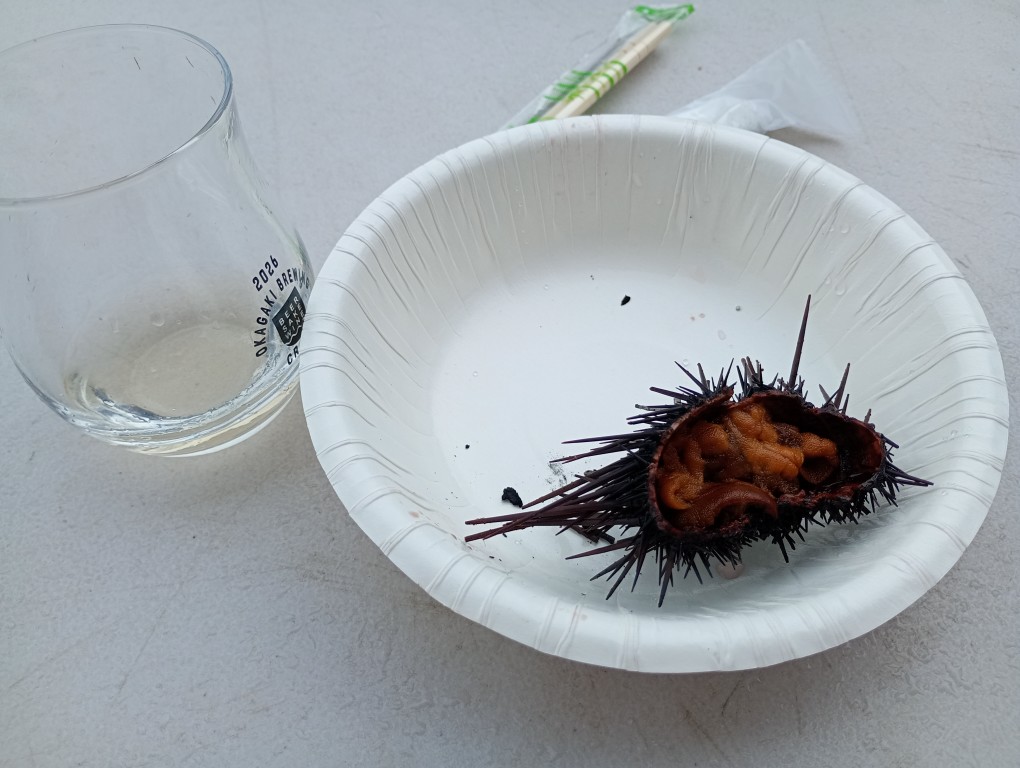 漁師の魚そのまんま 岡垣ほろよいまつり 焼きウニ